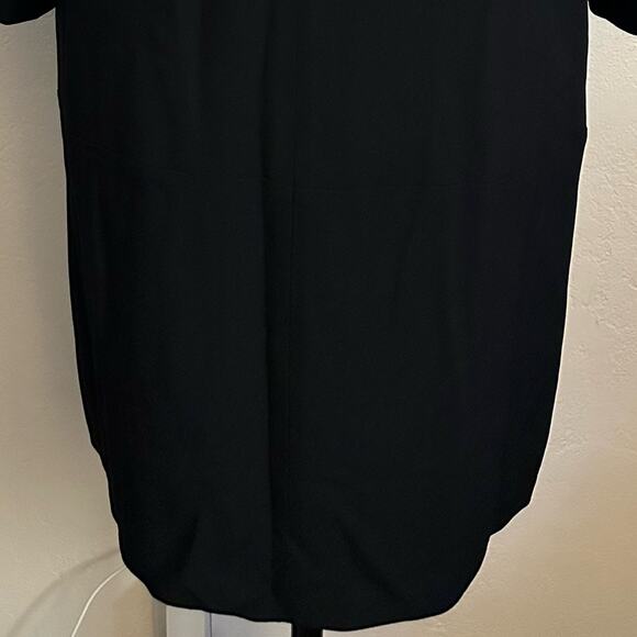 The Row Marina Crepe Dress Black Double Front Pocket size 2 - Picture 14 of 16